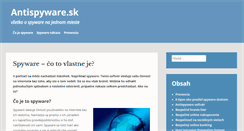 Desktop Screenshot of antispyware.sk